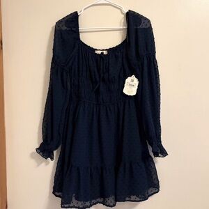 Altar'd State Navy Blue Dress